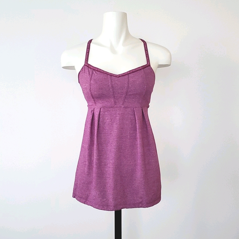 Lululemon Bulerias Tank in Heathered Dewberry